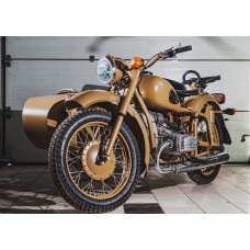 Motorcycle KMZ DNEPR МВ 800 (2WD) (Desert Storm) (completely restored)