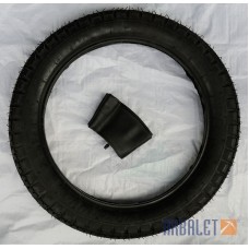 Tyre with innertube (3.75-19)