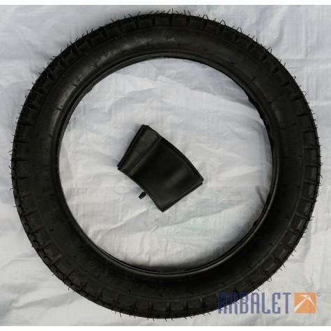 Tyre with innertube (3.75-19)