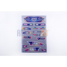 Stickers (set), JAWA (33*22cm gray) (N-357)