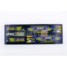 Stickers (set), JAWA (48*16cm, black) the SEA (N-370)