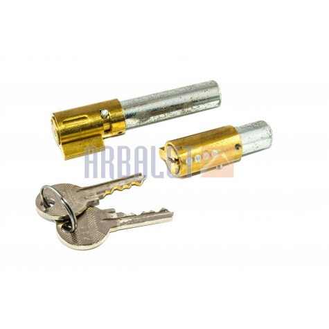 Lock of handlebar and seat JAWA 350, 634, 638 (complete set) (Czech Republic) VCH (Z-1097)
