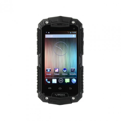 Sigma mobile X-treme PQ15 black IP67 waterproof, shock/dust resistant (black)