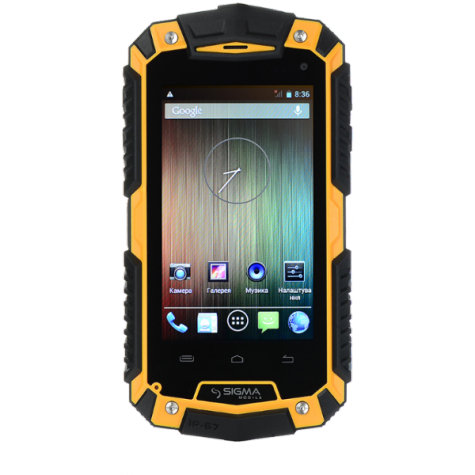 Sigma mobile X-treme PQ15 orange-black IP67 waterproof, shock/dust resistant (orange-black)